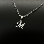 Stainless Steel Minimalist 26-Letter Pendant Necklace - Hip-Hop & Everyday Unisex Jewelry, Initial Gift For Women & Men, Durable Year-Round Wear, Necklace, Daily Wear Accessory, Modern Jewelry, Polished Finish - Image 22