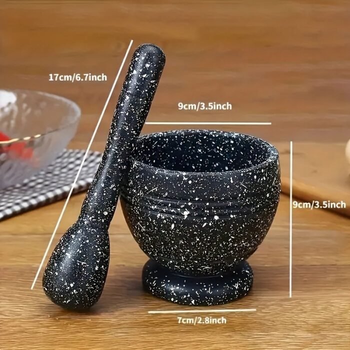 1 Set, Grinding Bowls, Kitchen Garlic Press Bowls, Kitchen Peper Crushers, Food-Grade Pp Material Multi-Purpose Grinders, Garlic Mashers, Seasoning Spice Tools, And Grain And Supplementary Food Grinders For Restaurant Kitchen - Image 2