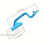 1Pc Hand-Held Groove Gap Cleaning Tools Door Window Track Kitchen Cleaning Brushes (Blue) - Image 4