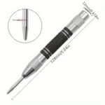 Automatic Center Punch: Adjustable And Strong Tool For Precise Drilling And Marking. Allows For Accurate Woodworking And Metalworking. - Image 3
