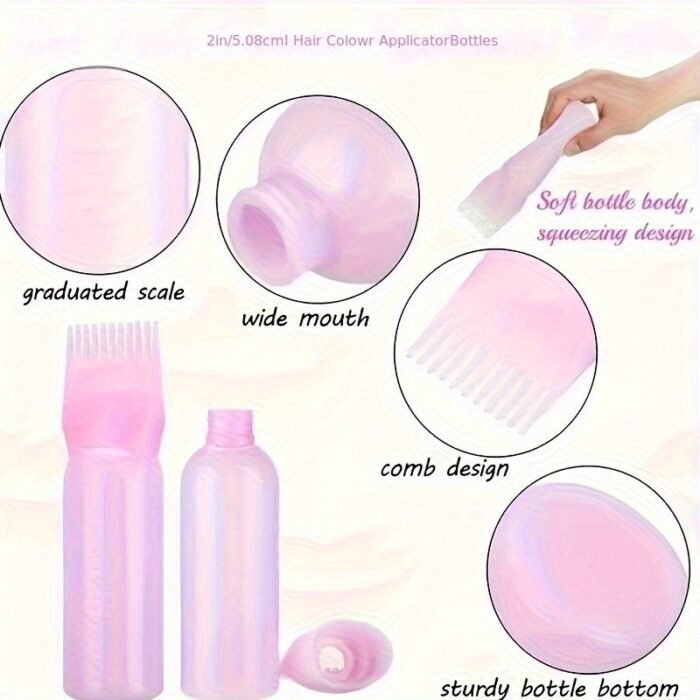 120Ml Hair Dyeing Bottle With Comb Shampoo And Applicator Tool - Easy And Precise Hair Color Application - Image 10