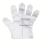 100-Pack Disposable Plastic Gloves For Cooking, Meal Prep, Kitchen Use, Barbecuing, Cleaning, Restaurant Service, And Crafts. - Image 4