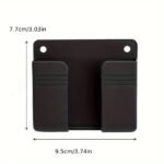 1/2/4Pcs Wall-Mounted Multi-Functional Phone Holder & Remote Charging Station - Space-Saving Design With Lazy Tape, Ideal For Home Entertainment Setup, Entertainment Setup|Modern Wall Mount|Durable Plastic - Image 4