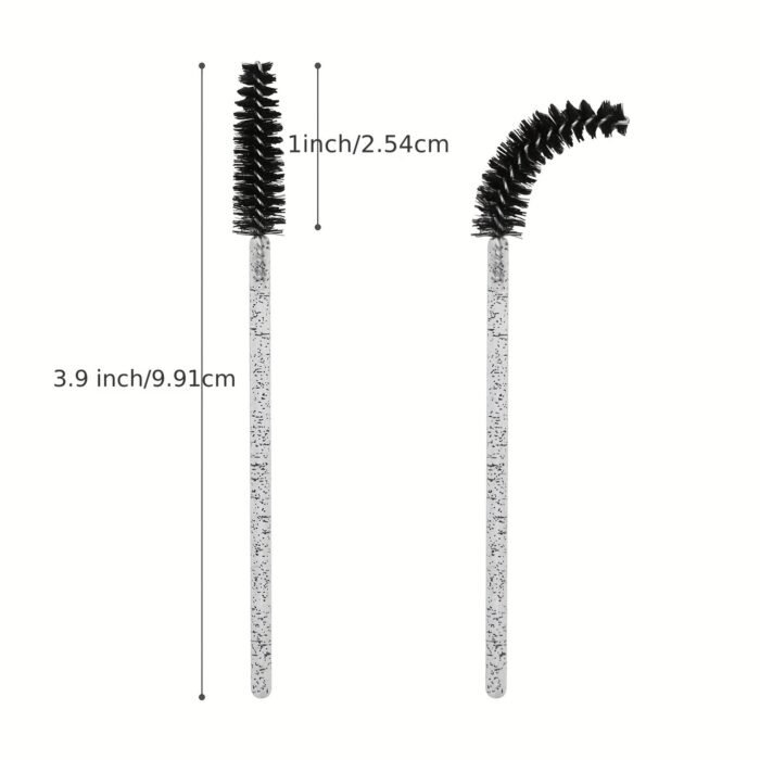10Pcs/100Pcs Disposable Eyelash Brush Mascara Stick Makeup Brush Applicator Set For Extending Eyelashes And Eyebrow - Image 6