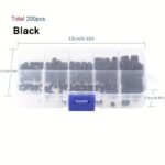 100-200Pcs 304 Stainless Steel/Carbon Steel Allen Head Socket Hex Set Grub Screw Cup Point Assortment - Image 2