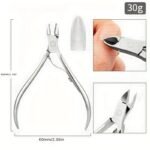 1Pc Lusluking Precision Stainless Steel Cuticle Scissors - Hypoallergenic, Multi-Color Nippers For Dead Skin Removal, Manicure & Pedicure Care Tool With Ergonomic Handles - Image 5