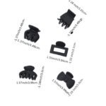 3Pcs Matte Hair Claw Clip Simple Style Shark Claw Clips Solid Color Hair Claw Elegant Hair Clips For Women - Image 8