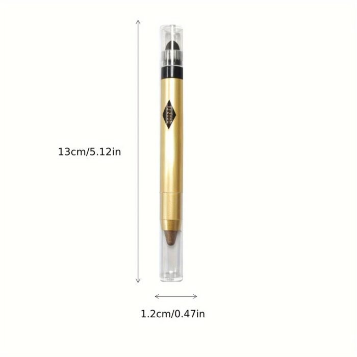 2 In 1 Pearly Eyeshadow Lipstick Stick Pencil Waterproof Glitter Matte Eyeshadow Makeup High Pigmented Eyelid Under Crease Eyeshadow Pen For Music Festival - Image 10