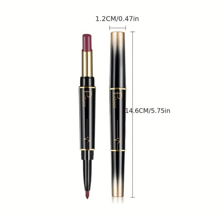 1Pc 16 Color New Double Ended Nude Lasting Matte Waterproof Lipliner And Lipstick Pencils - Image 6