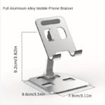 Universal Aluminum Alloy Portable Tablet Holder For Ipad Air Pro Mini Tablet Stand Mount Adjustable Flexible Mobile Phone Stand - Image 2