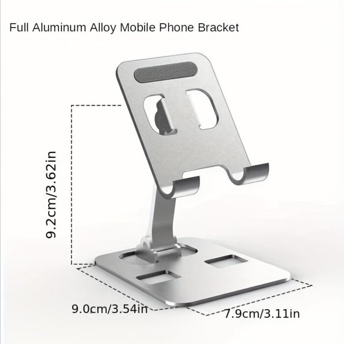 Universal Aluminum Alloy Portable Tablet Holder For Ipad Air Pro Mini Tablet Stand Mount Adjustable Flexible Mobile Phone Stand - Image 2