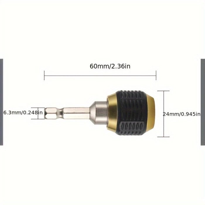 Hand Electric Drill Three-Claw 60Mm Large Head Pop-Up Hexagonal Handle Quick Change Connector - Image 2