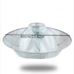 Adult Medium Size Haircut Cloak Cloth Hair Dye Three-Dimensional Breathable Household Haircut Cloak Foldable Haircut Tool - Image 3