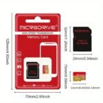 High Speed Red Golden Micro Tf Sd Card 8Gb 16Gb 32Gb 64Gb 100Gb 128Gb 256Gb Micro Mini Sd Card Memory Card U3 Class 10 Tf Flash Cards For Sd Adapter - Image 16