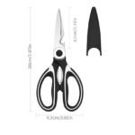 1Pc Heavy-Duty Stainless Steel Kitchen Scissors - Ergonomic Multi-Purpose Shears For Poultry, Fish, Meat, Poultry Bones & Grilling - Food-Safe, Durable & Easy-Clean Design - Image 7