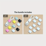 10Pcs Multi-Function Cable Organizer Clips For Charging & Earphone Cords - Durable Plastic, Tangle-Free Storage Solution - Image 8