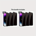 3Pcs Full Cover Privacy Screen Protector Tempered Glass For Iphone 15 Pro Max Plus/For Iphone 14 Pro Max Plus/For Iphone 13 Pro Max/For Iphone 12 Pro Max/11 Pro Max Privacy Protection - Image 4