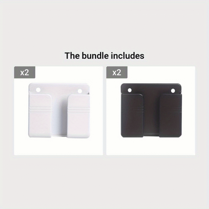 1Pc Wall Mobile Phone Holder Plug Phone Charging Stand Remote Control Storage Box Bracket Punch-Free Mounted Organizer Holders - Image 7