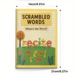 Scrambled Words Activity Book For Kids | Fun Spelling & Vocabulary Games | Educational Language Learning Workbook - Image 7