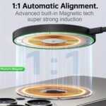 15W Magnetic Wireless Charger For Apple Iphone 15 14 13 12 11 Pro Max 13Mini Macsafe Wireless Charging On Induction Back Case - Image 9