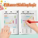 Word Search Puzzle Book For Kids | Discover Hidden Words & Boost Spelling Skills - Fun Brain Game - Image 3