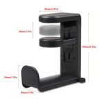 Pc Gaming Headphone Stand Headset Hook Holder Hanger Mount With Adjustable & Rotating Arm Clamp Desk Mount Universal Bag Bracket - Image 7