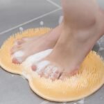 1Pc Reusable Bath Exfoliating Pad For Feet & Back, 11.8-Inch Soft Plastic/Rubber Cushion, No Power Needed, Bathroom Washing Pad For Toilet & Shower - Image 14