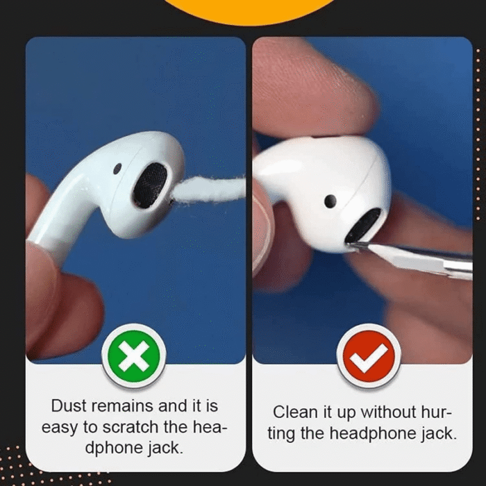 3-In-1 Earbuds Cleaning Kit: Keep Your Wireless Earphones & Headphones Clean & Ready For Use! - Image 4