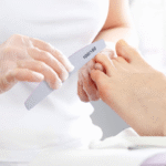 100/180 Density Frosted Nail File And Buffer Professional Double-Sided Emery Plate Acrylic Nail Repair Tool - Image 2