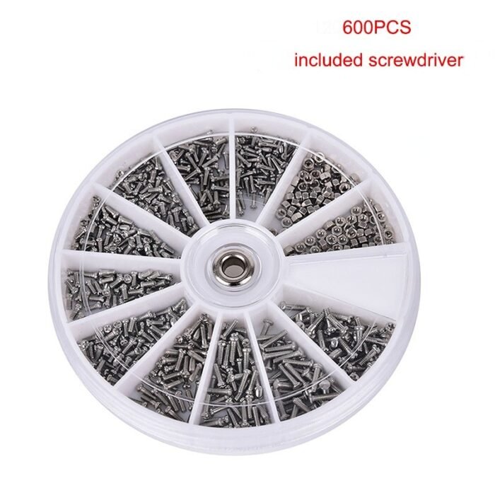 12 Kinds Of Hot Repair Part Tools Small Screws Nuts Assortment Kit For Watch Glasses Assorted Set Repair Parts - Image 8