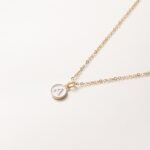 Elegant Golden-Tone Initial Necklace With Interlocking O-Link Chain - 1-26 Letters For Women, Durable Minimalist Jewelry Gift For Birthdays, Anniversaries & Special Occasions, Necklace, Birthday Jewelry, Sophisticated Style, Delicate Craftsmanship - Image 5