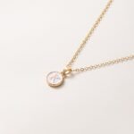 Elegant Golden-Tone Initial Necklace With Interlocking O-Link Chain - 1-26 Letters For Women, Durable Minimalist Jewelry Gift For Birthdays, Anniversaries & Special Occasions, Necklace, Birthday Jewelry, Sophisticated Style, Delicate Craftsmanship - Image 17