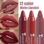 1Pc Sexy Matte Lipstick Waterproof Long Lasting Color Rendering Non-Stick Velvet Lips Liner Pencil Woman Makeup Cosmetics Valentine'S Day Gifts - Image 2