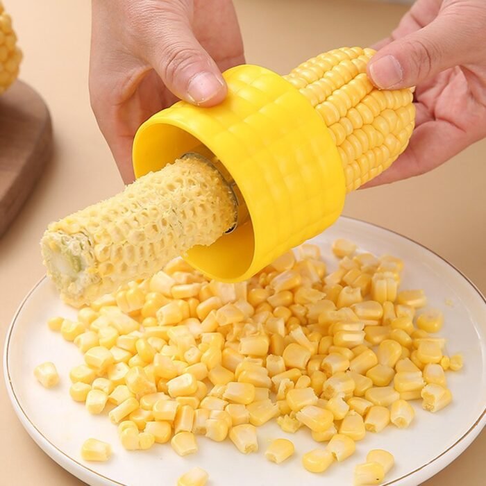 Corn Stripper Peeler Cob Cutter Thresher Corn Stripper Fruit Vegetable Tools Cooking Tools Kitchen Accessories Cob Remover - Image 1