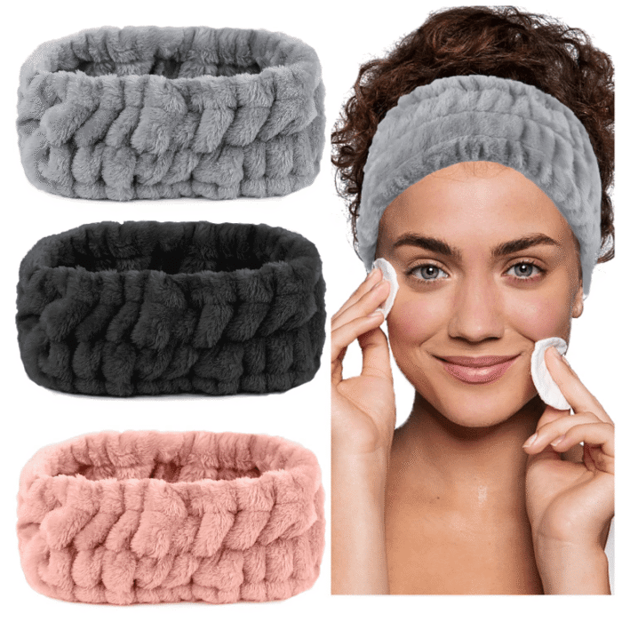 Women Ladies Elastic Non-Slip Headscarf, Makeup Headwear, For Washing Face, Bathing, Yoga, Sports And Running - Image 1