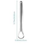 Hypoallergenic Stainless Steel Tongue Scraper Cleaner - Portable Oral Care Tool For Fresh Breath, Easy To Use & After Eating, Durable & Comfortable Dental Hygiene Devic - Image 5
