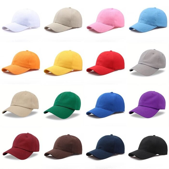 Women'S Summer Fitted Adjustable Baseball Cap, Solid Color, Sun Protection, Polyester, Woven, With Holiday Theme, For Women, Men, Outdoor - Image 2