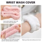2Pcs Reusable Spa Wrist Wash Strap, Soft Microfiber Towel Wrist Wrap, Face Wash Women, Girls Yoga Running Exercise Wrist Sweat Band - Image 2