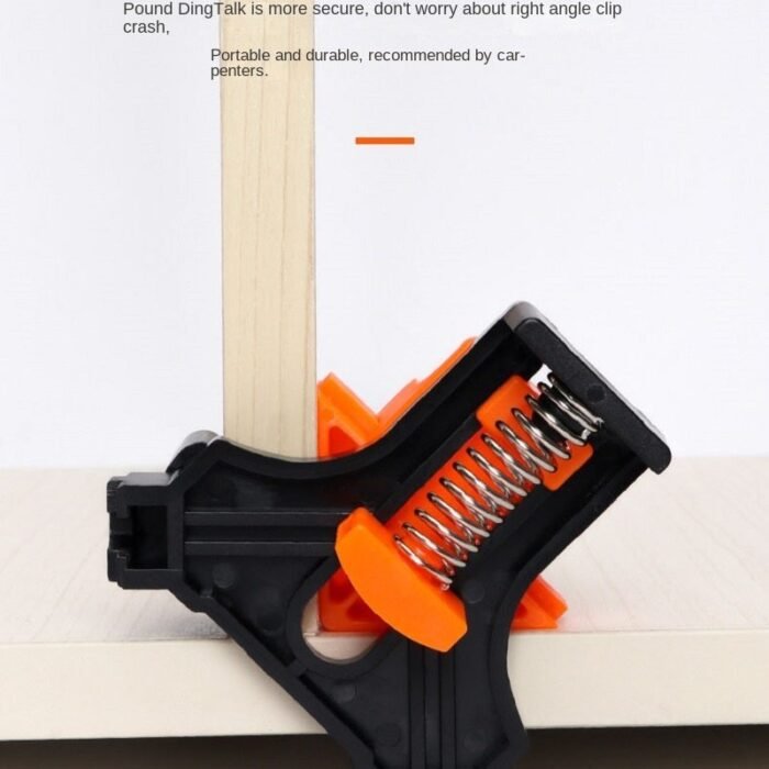 Functional Design Heavy-Duty Red Plastic G-Clamp For Woodworking - 52Mm Thickened Right Angle Clamping Pressure, No Assembly Required, Perfect For Picture Frames & Fish Containers, Woodworking Clamps - Image 4