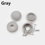 100Pcs Self-Tapping Screw Cross Special Lid Decorative Hole Plug Self-Tapping Screw Cap - Image 7