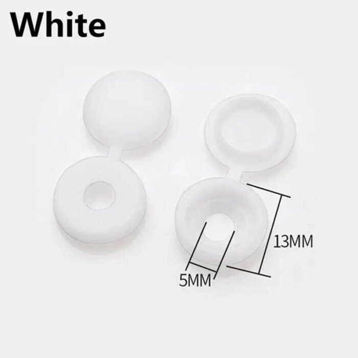 100Pcs Self-Tapping Screw Cross Special Lid Decorative Hole Plug Self-Tapping Screw Cap - Image 4