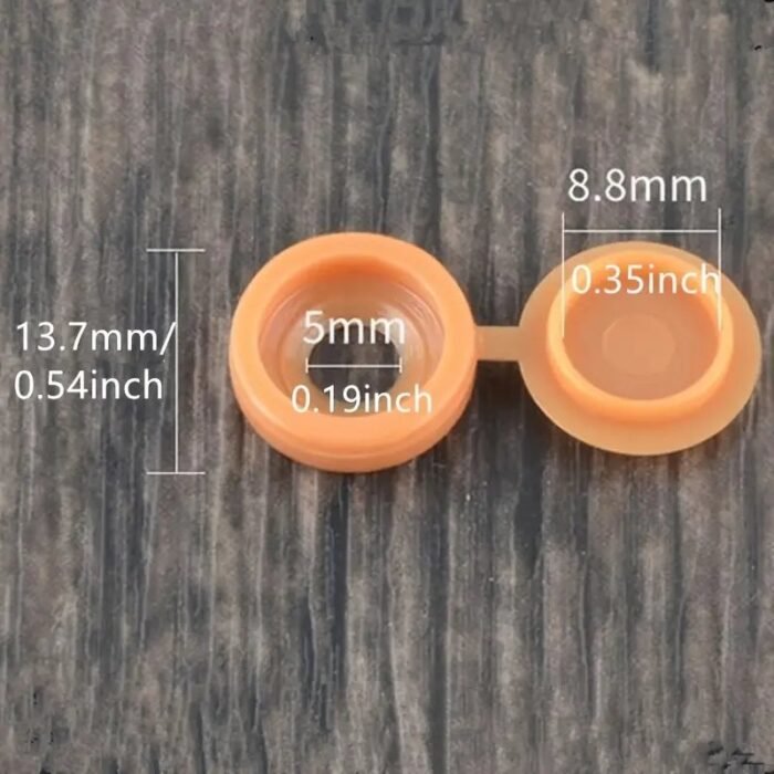 100Pcs Self-Tapping Screw Cross Special Lid Decorative Hole Plug Self-Tapping Screw Cap - Image 2