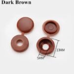 100Pcs Self-Tapping Screw Cross Special Lid Decorative Hole Plug Self-Tapping Screw Cap - Image 9