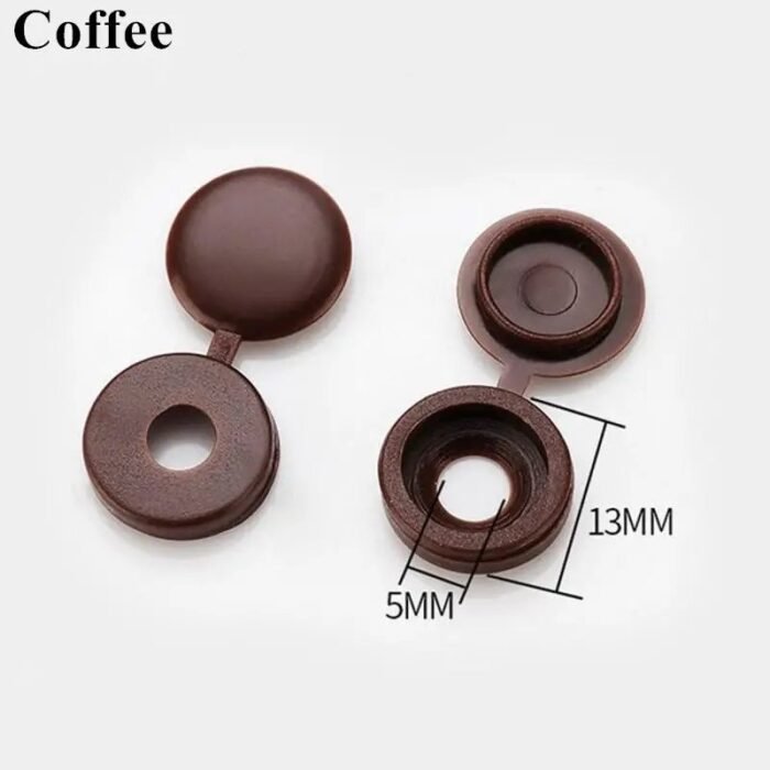 100Pcs Self-Tapping Screw Cross Special Lid Decorative Hole Plug Self-Tapping Screw Cap - Image 6