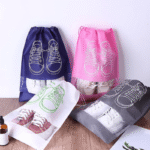 10/5Pcs Multi-Color Shoes Storage Bag Closet Organizer Non-Woven Travel Portable Bag Clothing Classified Hanging Bag, Hanging Shoe Organizers - Image 8