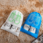 10/5Pcs Multi-Color Shoes Storage Bag Closet Organizer Non-Woven Travel Portable Bag Clothing Classified Hanging Bag, Hanging Shoe Organizers - Image 12