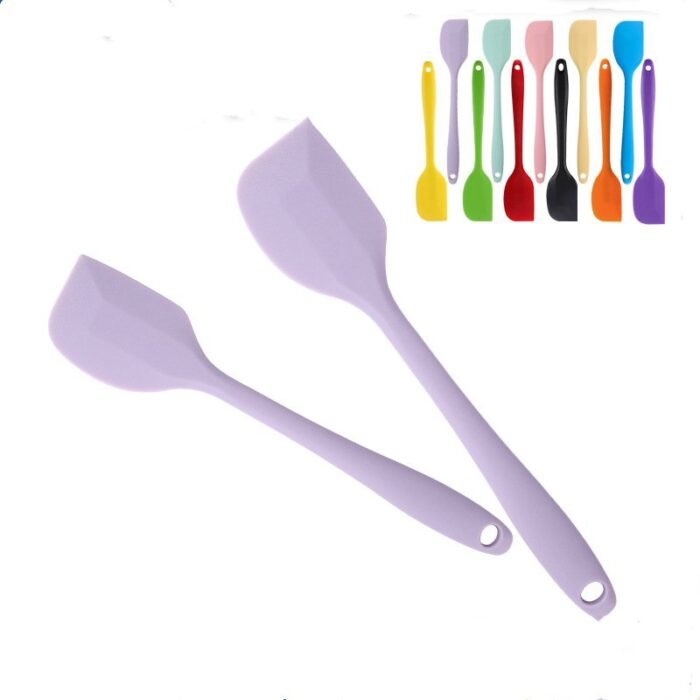 1Pc Heat-Resistant Spatulas Silicone Cream Butter Cake Spatula Batter Scraper Kitchenware Baking Shovel Baking Tools, Kitchen Gadgets Accessories, For Rv - Image 14