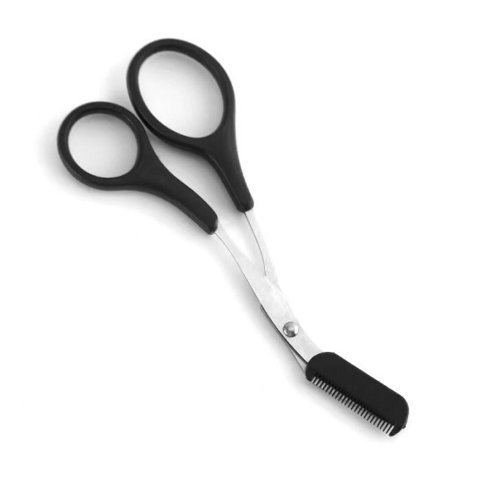 Eyebrow Trimmer Scissor With Comb Hair Removal Grooming Shaping Tool Stainless Steel Eyebrow Remover Makeup Tool - Image 7