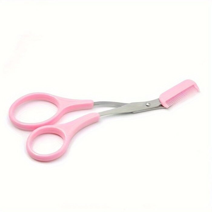 Eyebrow Trimmer Scissor With Comb Hair Removal Grooming Shaping Tool Stainless Steel Eyebrow Remover Makeup Tool - Image 4