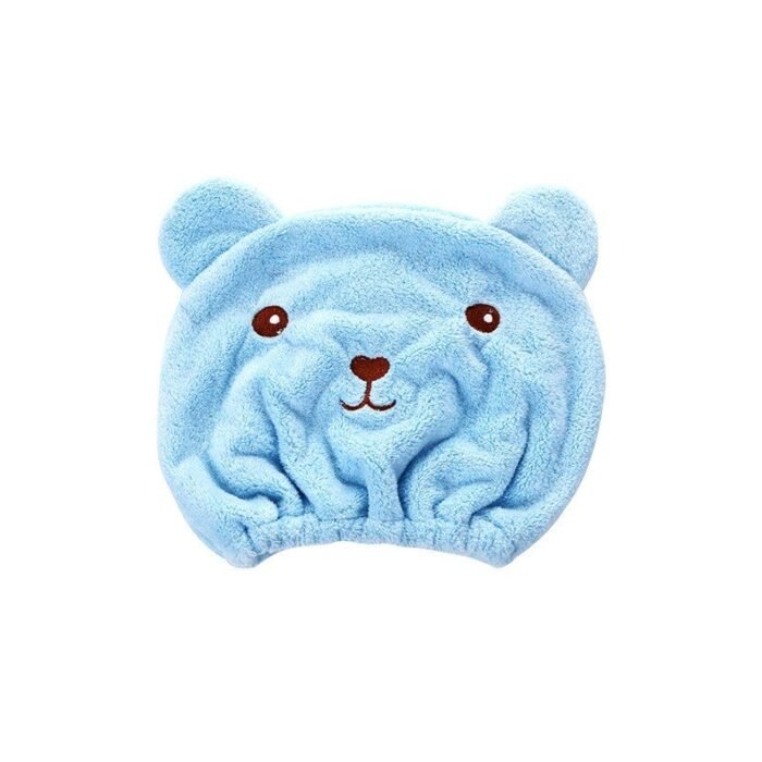 1Pc Cartoon Quick Drying Hair Towel Wrap For Women, Microfiber Hair Turban For Wet Hair, Hair Drying Towel Wrap For Curly Long Thick Hair - Image 5